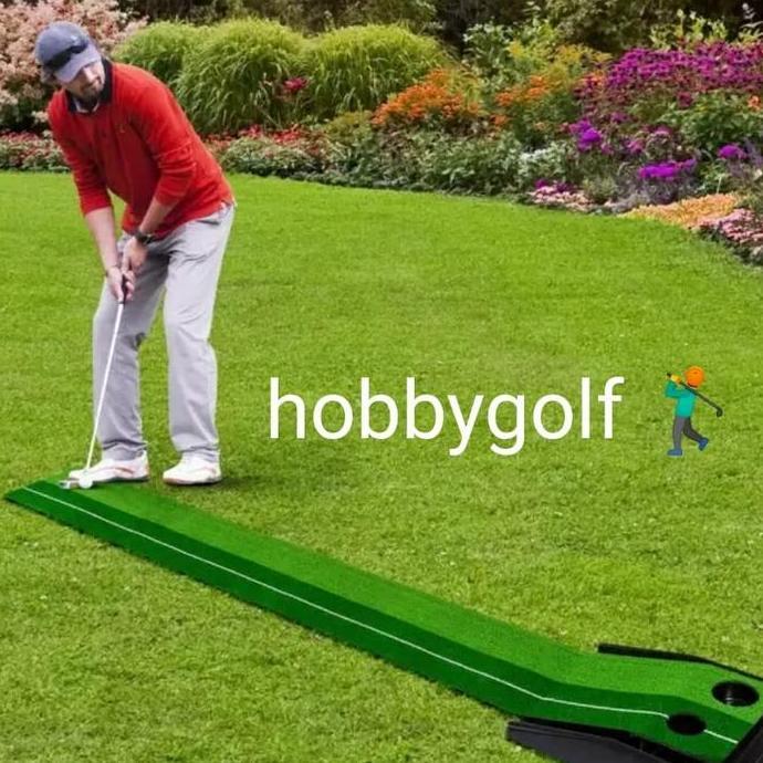 GOLF Putting Mat Indoor Karpet Green Latihan Putting