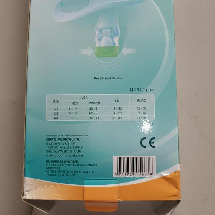 Silicone Insoles / Oppo Silicone Insoles 5404 murah