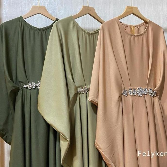 OOTD DIANA BASIC KAFTAN DRESS LEBARAN Muslim Gamis OOTD