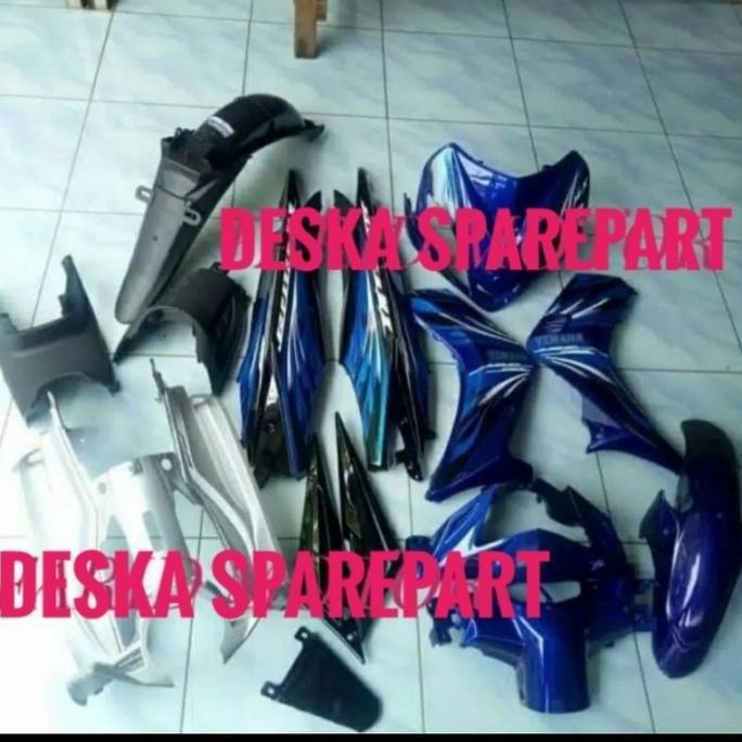 full body Jupiter MX 135 lama/old biru + striping