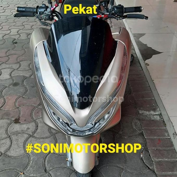 windshield visor pcx 150 standar bening