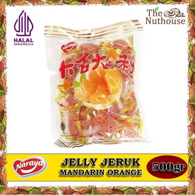 Naraya Jelly Jeruk Mandarin Orange 500gr [HALAL]