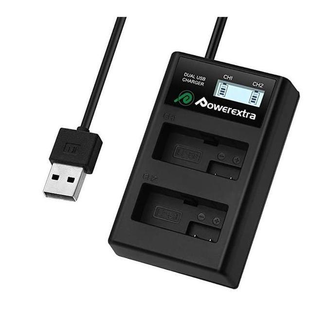 Powerextra Dual Smart Charger Canon Nb-6L Best Seller/Best Quality[Original]