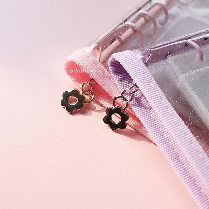 FYODORU Album Photocard binder photo card zipper A5 6 ring buku glitter FREE PHOTO CARD BTS BT21 ARM