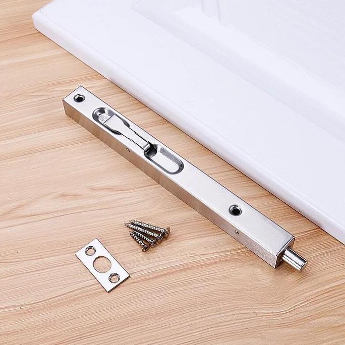 SIMATEKNO Grendel Pintu Tanam 6 Inch Flush Bolt Slot Pintu Flush Bolt Dekkson