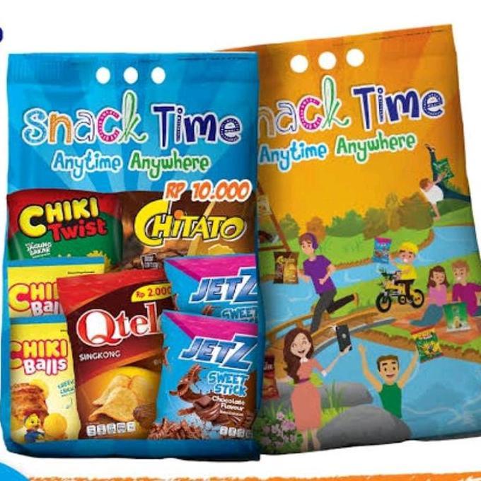 50 Paket Snack Time Indofood Per Paket Isi 5 Snack Best Seller/Best Quality[Original]