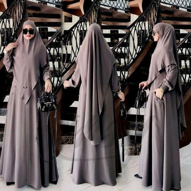 Murah JAUHARA SET SYARI BY ARSY HIJAB KHIMAR BANDANA SET KHIMAR GAMIS ANTIUV GAMIS ADEM NYAMAN GAMIS