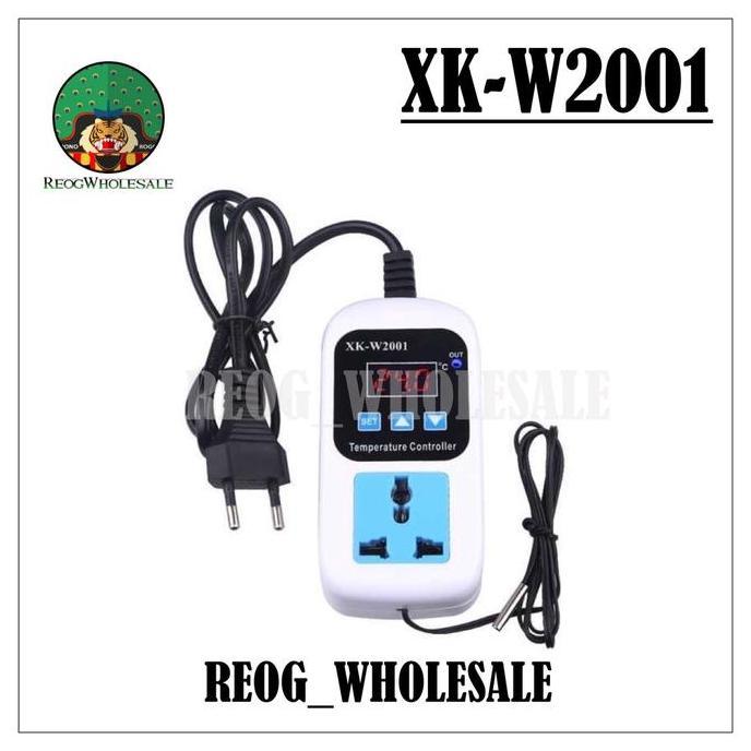 FYODORU Temperature Controller, Thermostat with Switch, Stop Kontak, XK-W2001