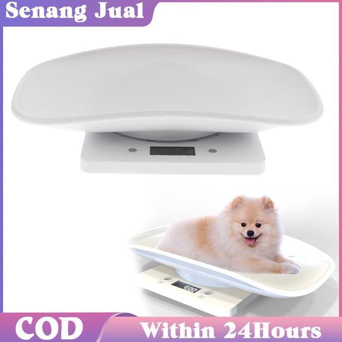 TOEVSKY 10kg/1g Timbangan Digital LCD Skala Multifungsi Timbangan Kucing Anjing Hewan Peliharaan