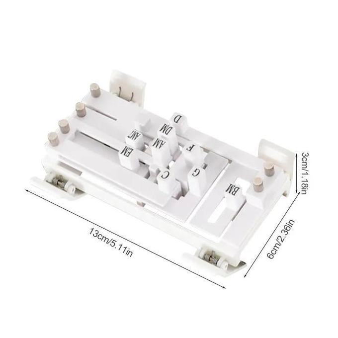 SHAKESPARE Alat Bantu Chord Gitar Profesional Anti Sakit Tombol Chord Gitar Alat Bantu Mengajar Chor