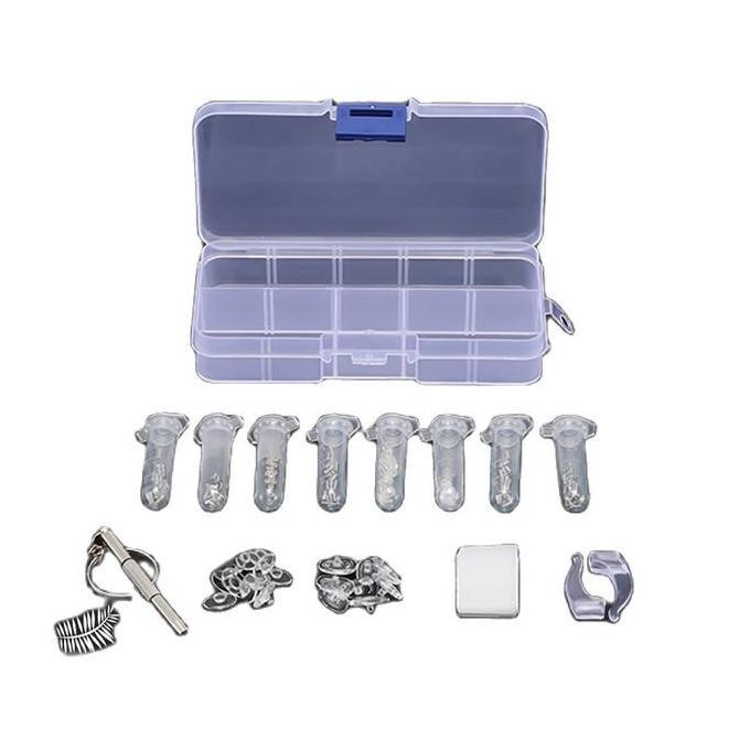 TOEVSKY Obeng Kacamata Set Lengkap / Baut Kacamata Set / Bantalan Hidung Kacamata Dan Pengait Teling