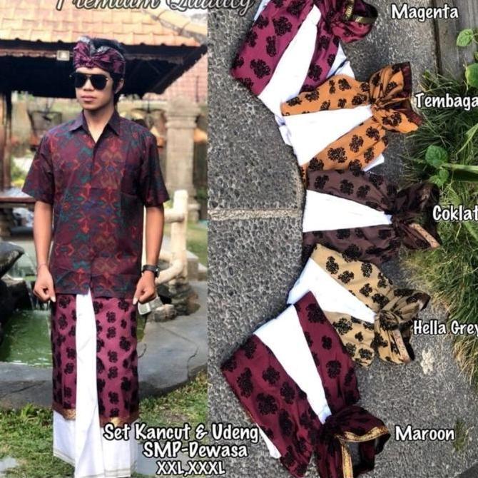 Kamen saput pakaian adat bali pria sudah jadi