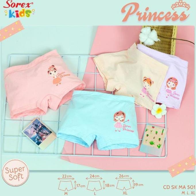 Grosir Boxer Sorex celana dalam anak cewek Sorex 501