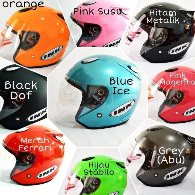 HELM INK TERBARU CENTRO HITAM DOF