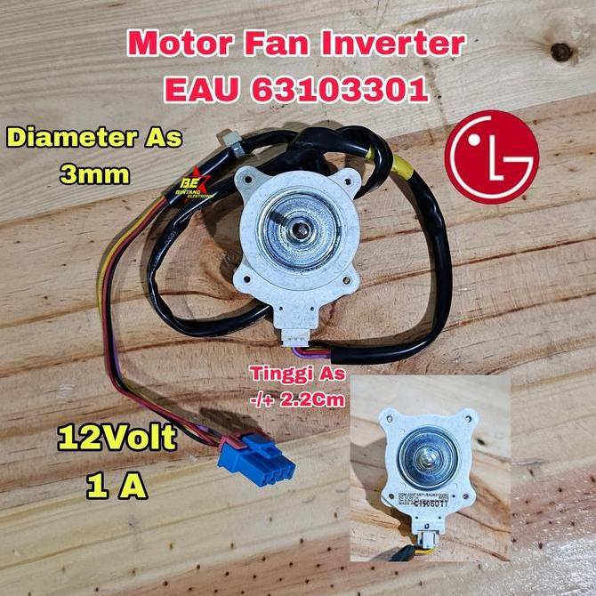 TERBARU - Motor Fan Kulkas LG Inverter EAU 63103301 Ori Dinamo Lg