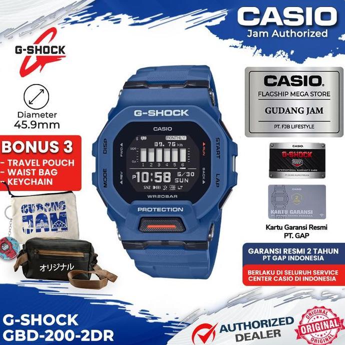 G-Shock GBD-200-2DR GBD-200 GBD200 Garansi Resmi 2 Tahun (TERBAIK) (TERBARU) (TERMURAH)