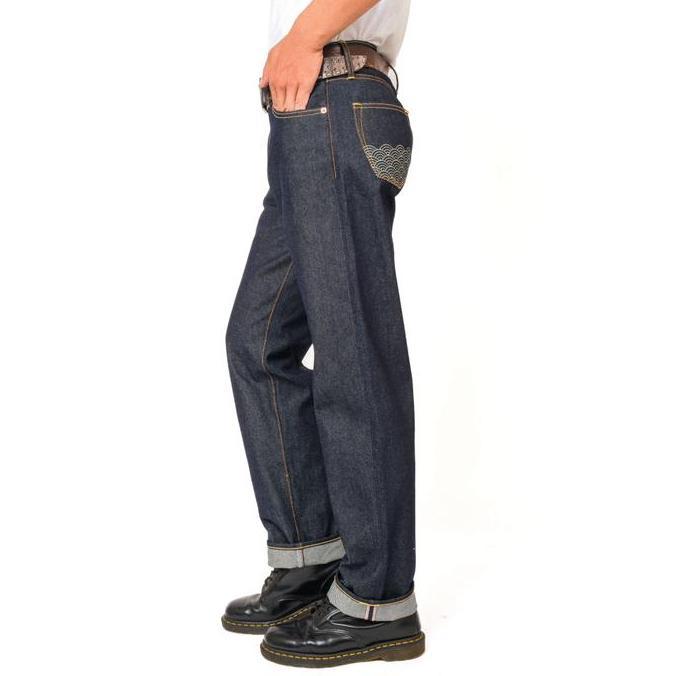 Bespoke Project - Celana Pria Raw Denim Dallas Selvedge Straight Fit (TERBAIK) (TERBARU) (TERMURAH)