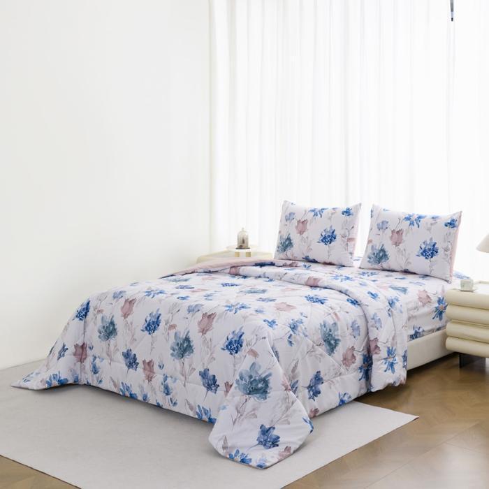 Informa Set Seprai Microfiber Yuna Sprei Seprai Aesthetic Seprei Sheet Set Bed Sheet Aksesoris Tempa