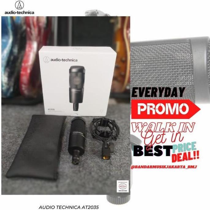 Audio Technica AT2035 Condenser Microphone BMJ (TERBAIK) (TERBARU) (TERMURAH)