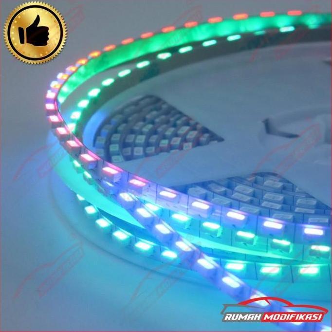 BEBAS ONGKIR - RGB LED SAMPING - LED STRIP - RGB - 4MM - 144 LED - SK6812 DC 5V - SIDEVIEW RGB STRIP