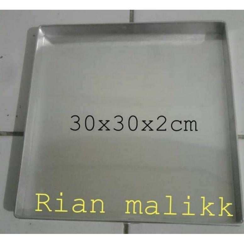 cetakan kue loyang kue kering loyang kue nas loyang oven ukuran 30x30x2cm