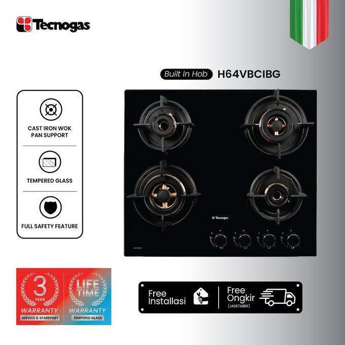 Tecnogas Kompor Tanam H64VBCIBG