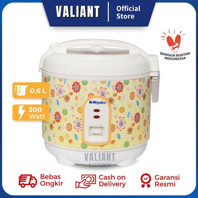 Miyako Magic Com Rice Cooker Mini 3in1 MCM-609 - 0.6 Liter