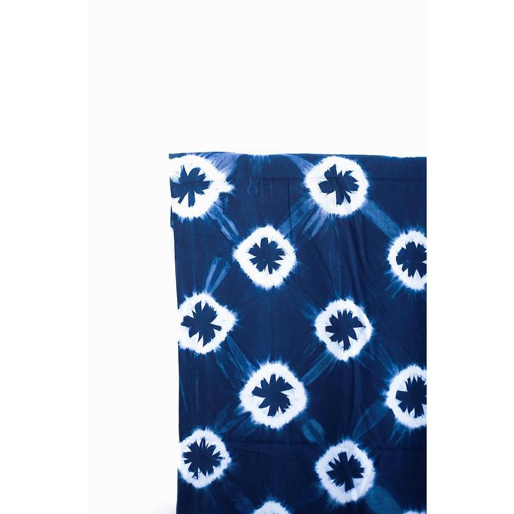 Tinctori - Kain Lembaran Shibori Kanoko Jumputan Biru Indigo (TERBAIK) (TERBARU) (TERMURAH)