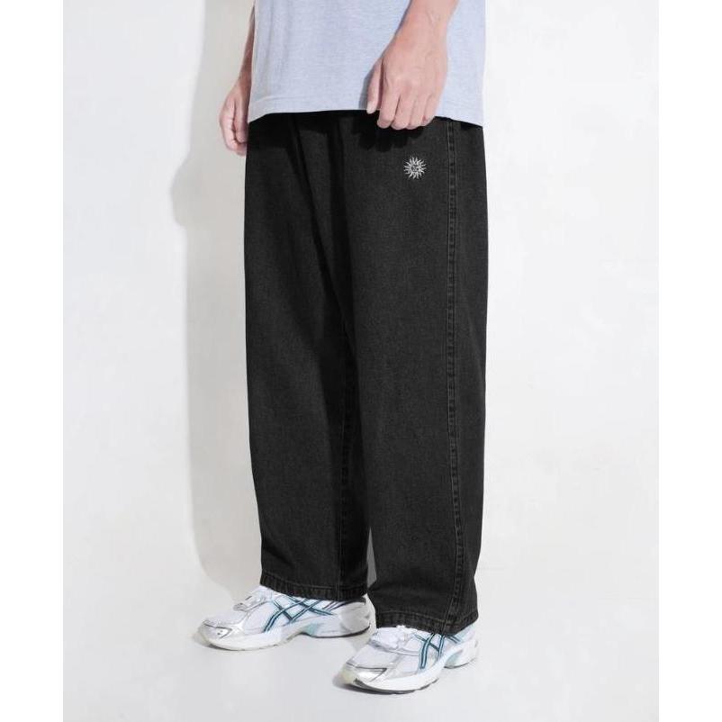 Vearst Celana Baggy Clarke Blackwash Denim Jeans (TERBAIK) (TERBARU) (TERMURAH)