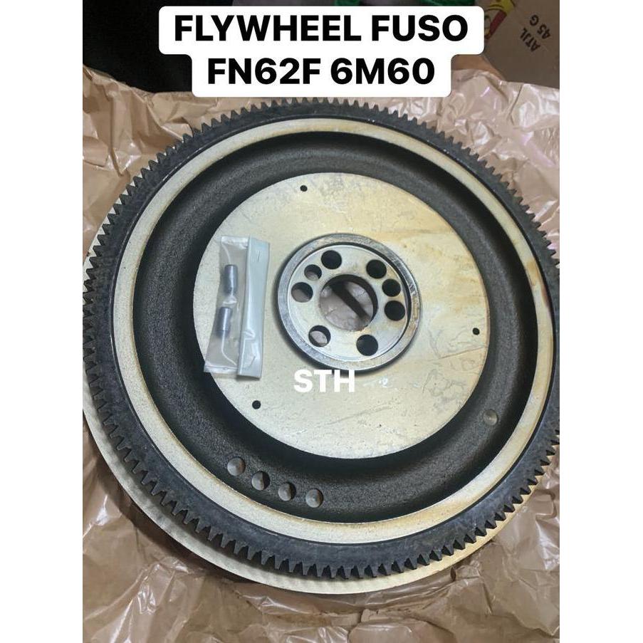 FLYWHEEL FUSO FHTER TAYO FN62F 6M60 LUBANG 6 GI 129 ME3037 OEM