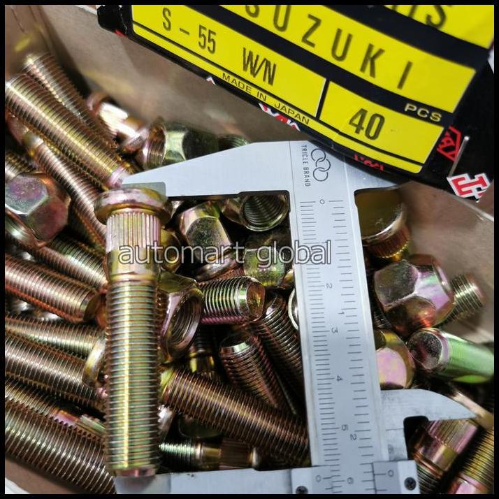 DISKON BAUT RODA SUZUKI SWIFT VITARA IGNIS 1.25 PANJANG 5.8CM MERK MAS