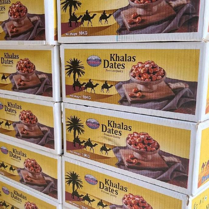 Kurma Khalas 1 dus by Syurga Kurma Medan: Grosir Kurma di Medan - Manis, Biji Kecil, Asal Uni Emriat