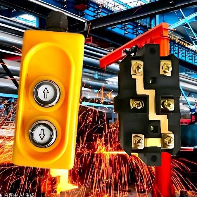 TERBARU Hoist Switch Button Saklar Remote Control Electric Winch 220v Dan suku cadang spare parts co