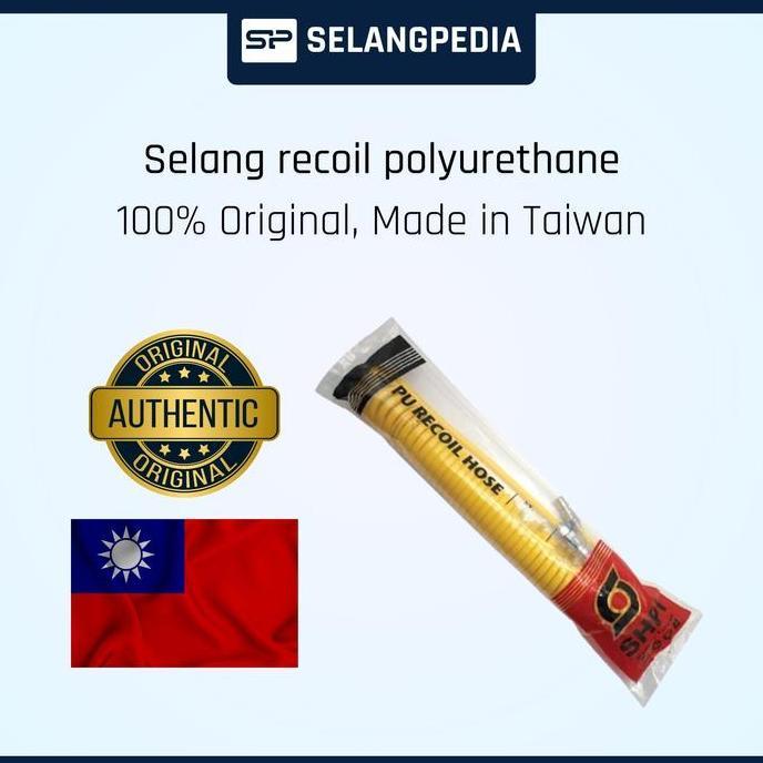 Grosir Selang Recoil Hose Polyurethane Pu Taiwan Kompresor Angin Od 12 Mm X Id 8 Mm Termasuk Include
