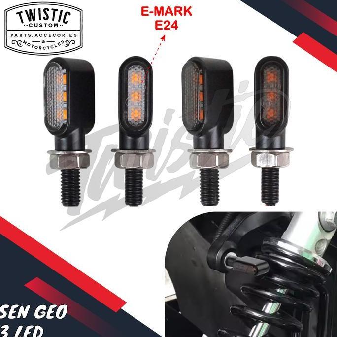 Lampu Sen Sein Belok Geo 3 Led Motor Mt 15 Vixion Mt 25 Xsr Benelli Pe 250 Leoncino Keeway V250 Sm V