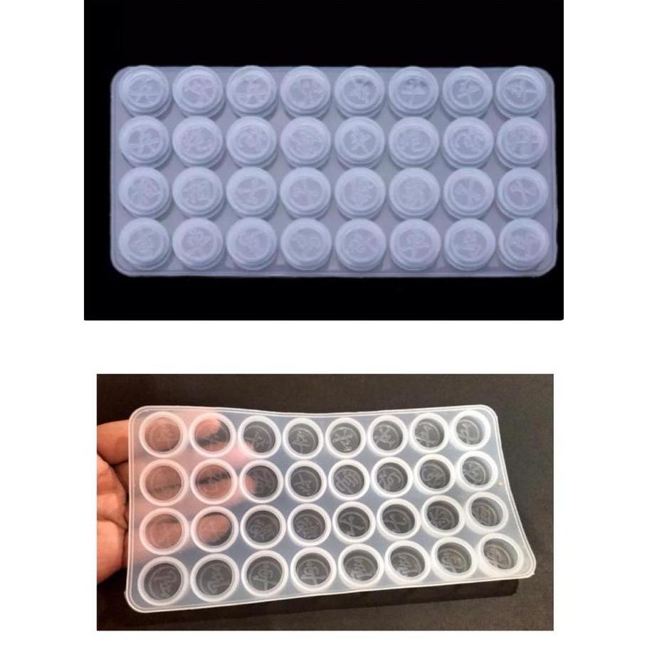 Chinese chess mold aksara chinese mahjong clay mold resin craft tools (TERBAIK) (TERBARU) (TERMURAH)