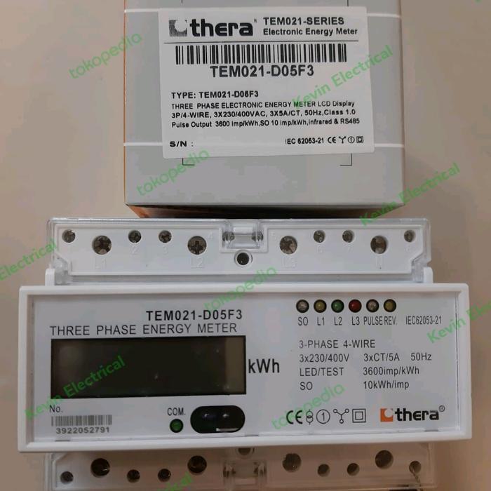 Thera TEM021-D05F3 kWh Meter LCD
