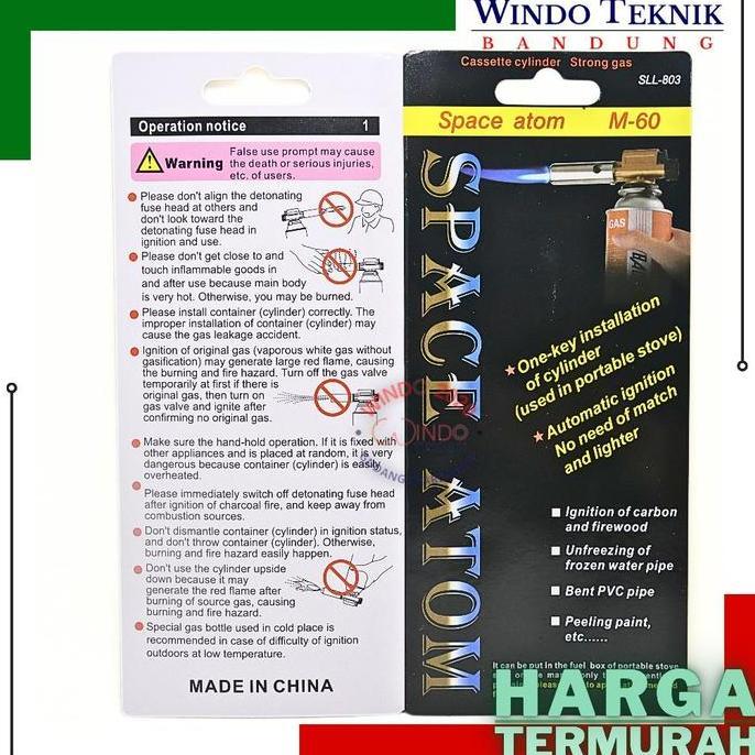 Kepala Las M-60 | Gas Torch | Alat Las Tembaga | Kepala Las Portabel | Kepala Las Gas Kaleng