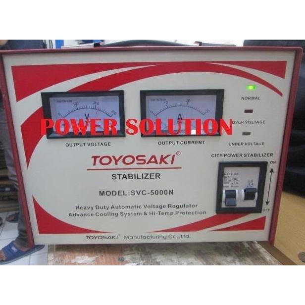 [ GO-SEND ] STABILIZER LISTRIK TOYOSAKI SVC5000N / 5000VA
