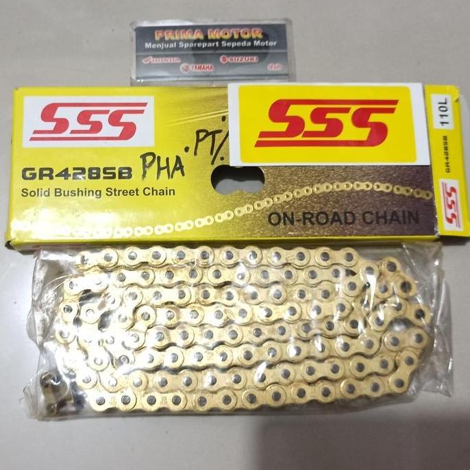 BEBAS ONGKIR - RANTAI SSS 428 SB 110 428SB 110 SSS