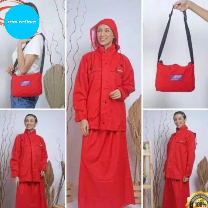 Jas hujan Sunflower women ( rok) M,L,XL