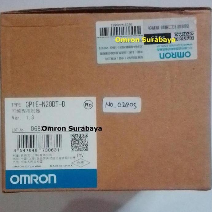 BEBAS ONGKIR - CP1E-N20DT-D PLC OMRON CP1E-N20DT-D