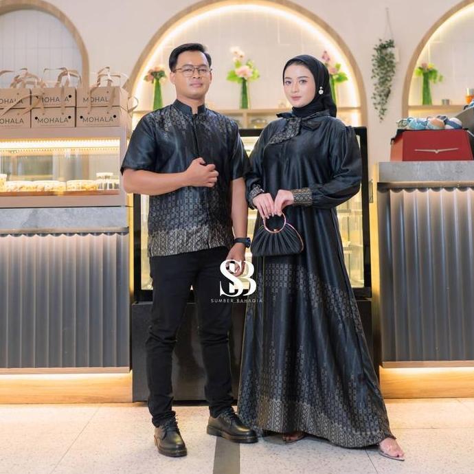 LIFESTYLE couple keluarga pasangan gamis pesta mewah elegan baju couple keluarga baju couple pasanga