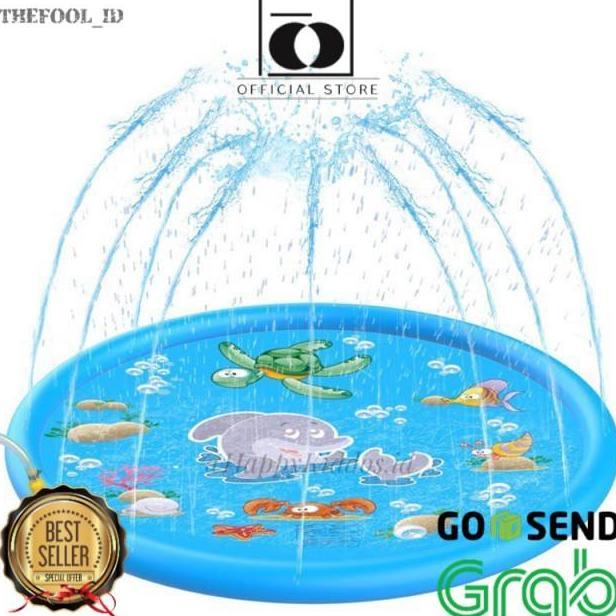 BOVANA kolam air mancur anak matras air mancur anak kolam renang karet anak