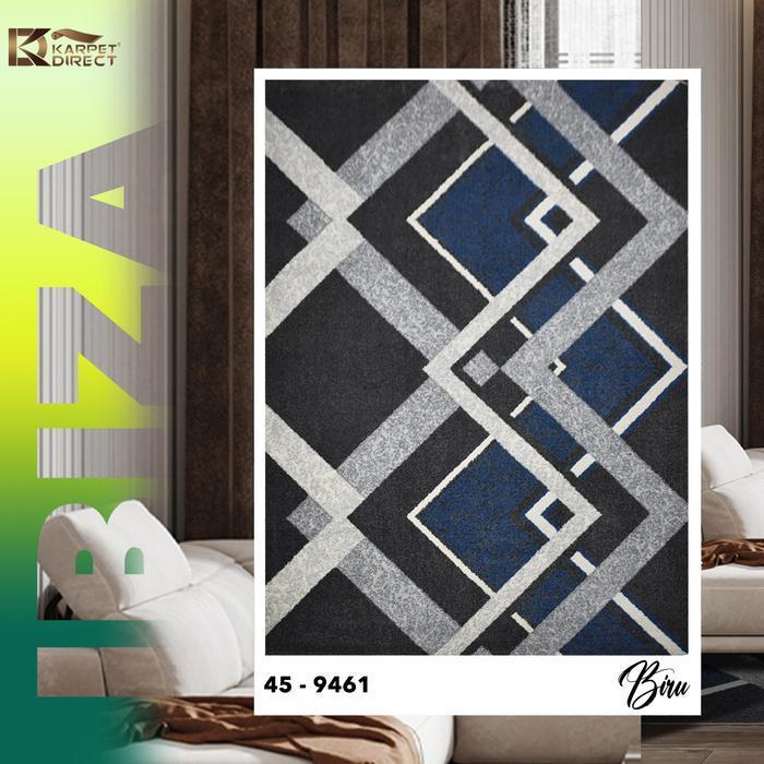 [Karpet Direct] Ibiza Karpet (Biru) 167x225 cm - Kode 45-9461