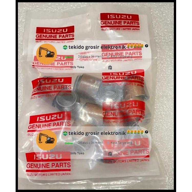 TERBARU SEAL KLEP SEAL VALVE 6BG 6BG1T ZAXIS 200 ASLI GENUINE 