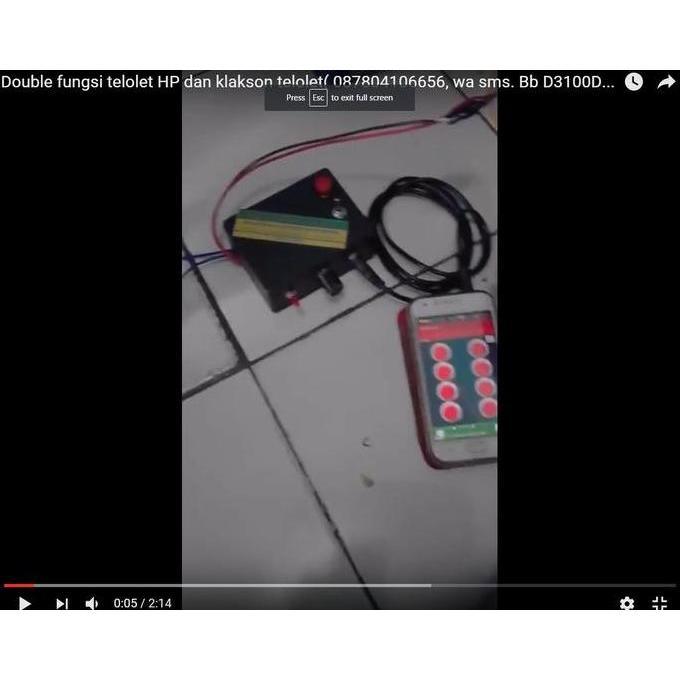Klakson Truk / Klakson Bus / Klakson Telolet Klakson TELOLET Saja + Colokan Aux HP ( Modul saja )