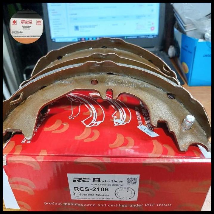 TERLARIS KAMPAS REM BELAKANG BRAKE SHOE HIACE COMMUTER RCB THAILAND 