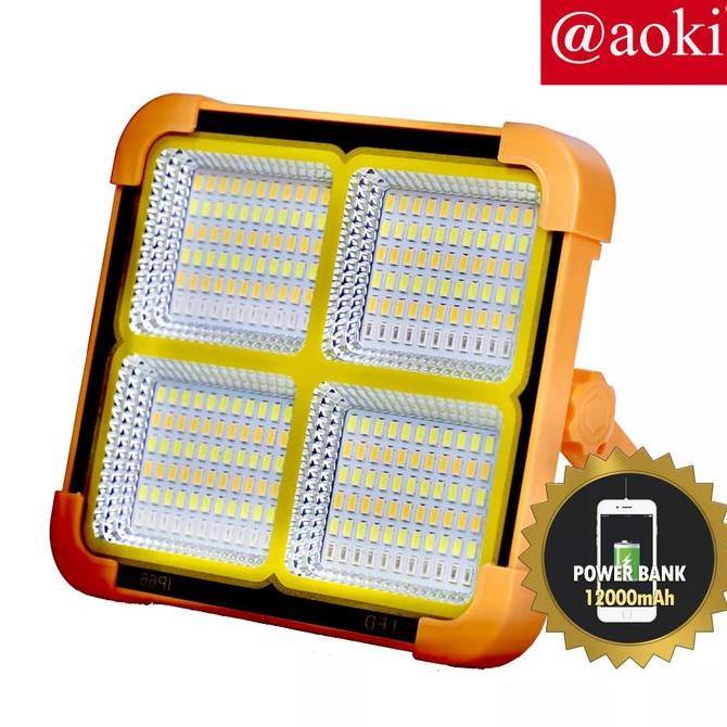 Sale Lampu Sorot Led 400W Aoki Gk400 Multifungsi Bisa Jadi Powerbank Bisa Di Cas Type Dan Tenaga Sur