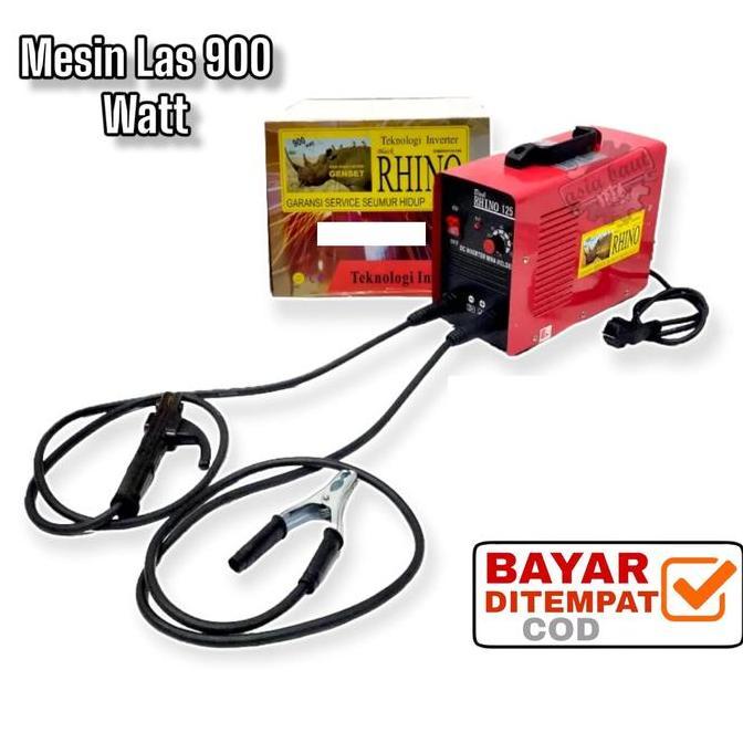 Rhino Mesin Las 900 Watt Listrik Merah Travo 120 Ampere Inverter Original Garansi Seumur Hidup